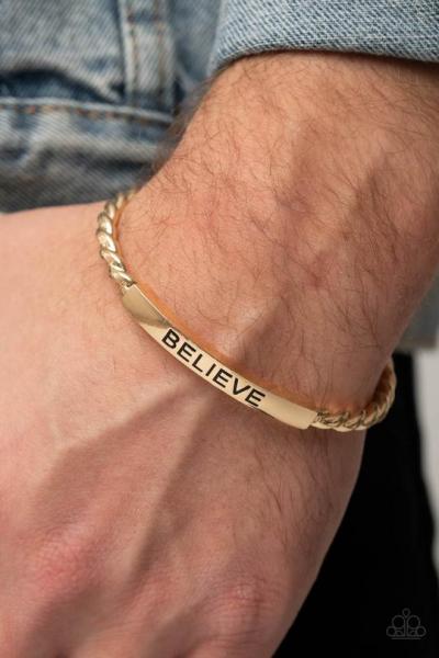 Keep Calm and Believe - gold